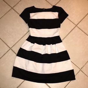A cute striped skater dress